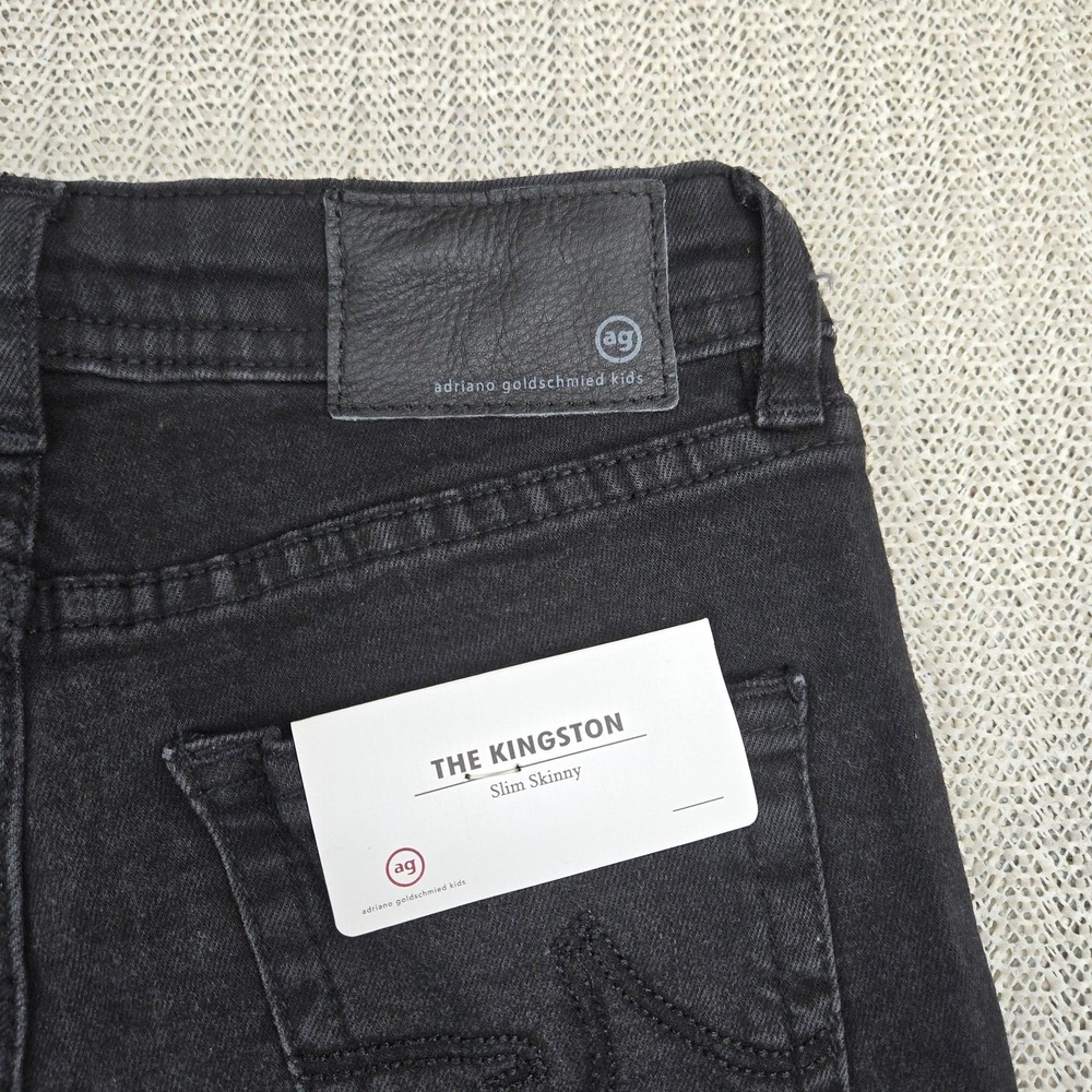 AG Adriano Goldschmied Jeans Youth Boys 8 Stretch Kingston Slim Skinny Night Owl - Picture 13 of 15